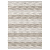 Linear Focus Taupe Gray Klemmbrett (Rückseite)