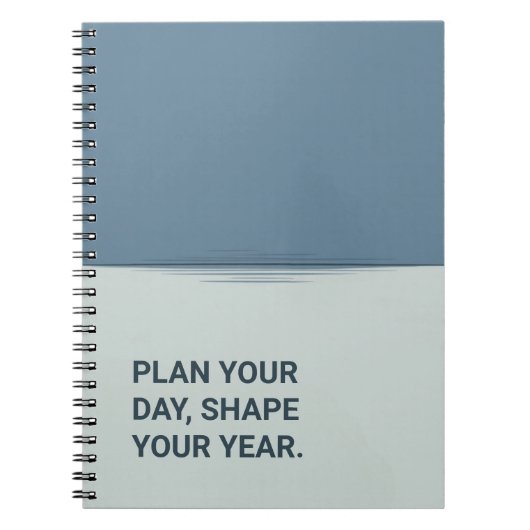 Linear Horizon Modern Cover Art Notizblock (Vorderseite)