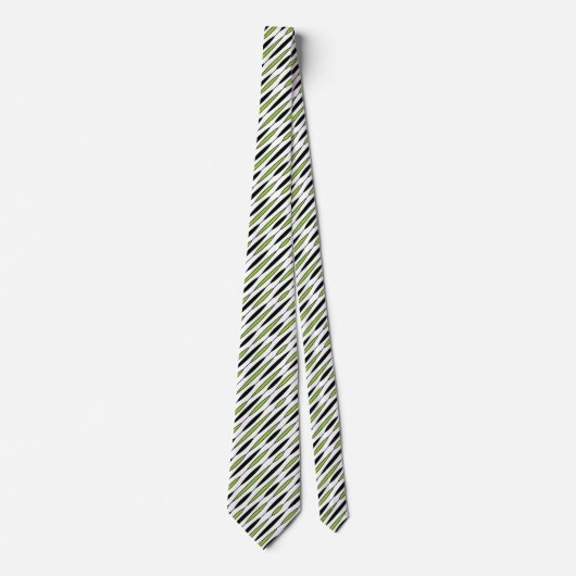 Linear Leaf 010 (Diagonal) Krawatte (Vorderseite)