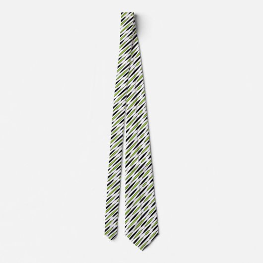 Linear Leaf 010 (Diagonal) Krawatte (Rückseite)