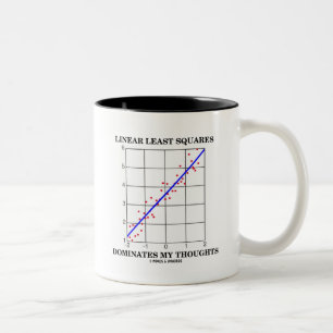 Linear Least Squares beherrscht meine Gedanken Zweifarbige Tasse