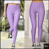 Linear-Square-Textur Leggings