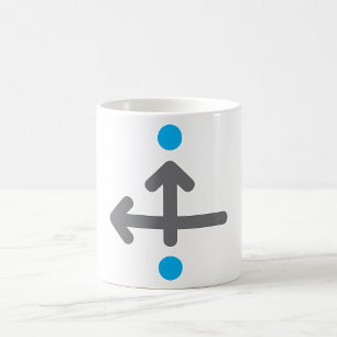 Linearbogen Moderne Minimalistische Geometrie Kaffeetasse