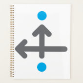 Linearbogen Moderne Minimalistische Geometrie Planer (Vorderseite)