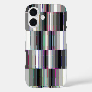 Lineare Abstrakt geometrische Illusion iPhone 16 Hülle