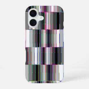 Lineare abstrakte geometrische Illusion iPhone 16 Hülle