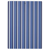 Lineare Aufgabe Navy Blue Klemmbrett (Rückseite)