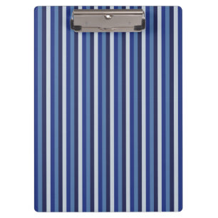 Lineare Aufgabe Navy Blue Klemmbrett