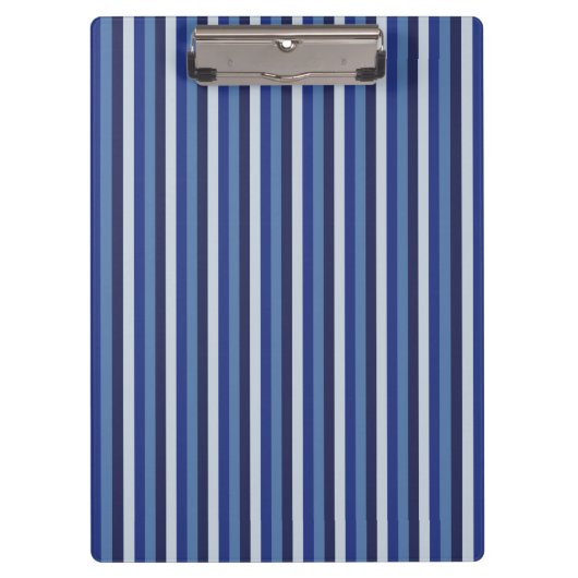 Lineare Aufgabe Navy Blue Klemmbrett (Vorderseite)