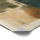 Lineare Balance und Form Abstrakt Poster (Ecke)