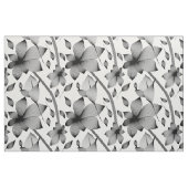 Lineare Blume in Schwarzweißmuster Stoff (Fat Quarter (45,7 x 55,9 cm))