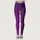 Lineare Explosion lila - Leggings (Vorderseite)