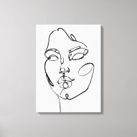 Lineare Gedanken - Gesichter