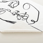 Lineare Gedanken - Gesichter Sherpadecke (3/4)