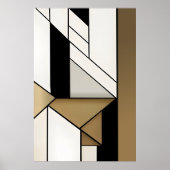 Lineare Geometrie Poster (Vorne)