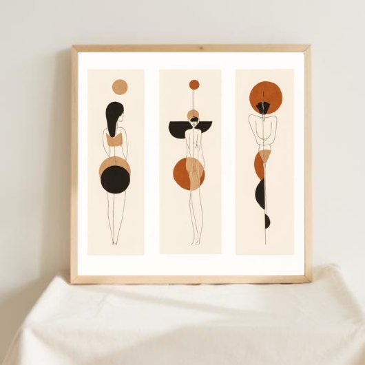 Lineare Harmonie Poster