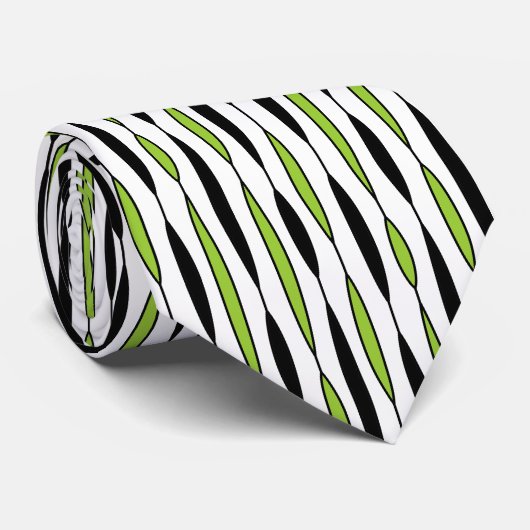 Lineare Leaf 010 Krawatte (Gerollt)