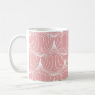Lineare Skalen der 20er Jahre: Elegantes Muster Kaffeetasse