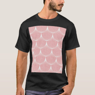 Lineare Skalen der 20er Jahre: Elegantes Muster T-Shirt