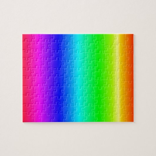 Lineare Steigung H - Regenbogen Puzzle (Horizontal)