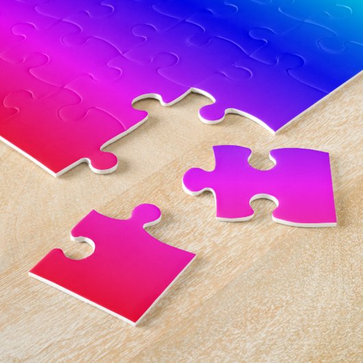 Lineare Steigung H - Regenbogen Puzzle (Seite)