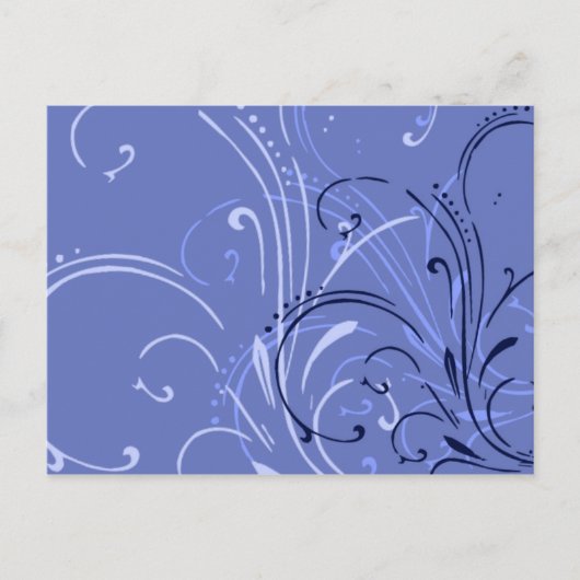 Lineare Tanz-Postkarte Postkarte (Vorderseite)