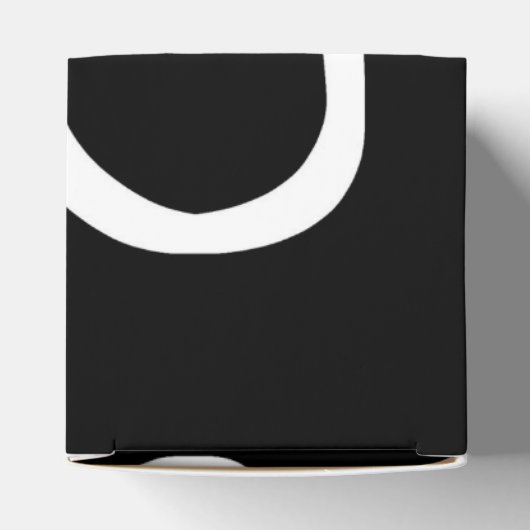 Lineare Überzeugung I: Abstrakt Schwarz & Weiß Geschenkschachtel (Oben)