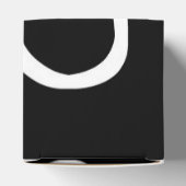 Lineare Überzeugung II: Abstrakt Schwarz und Weiß Geschenkschachtel (Oben)