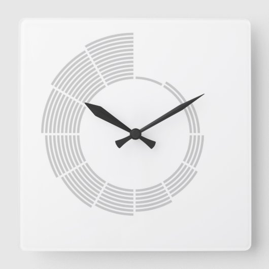 Lineare Uhr (Vorderseite)