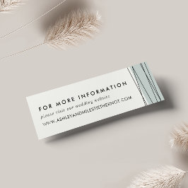 Lineare Website-Karten für Hochzeiten | Gray Jade