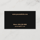 Lineare Welt Visitenkarte (Rückseite)