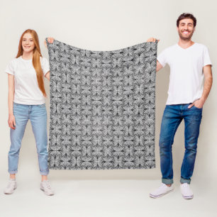 Lineare Wirbel Fleece Blanket