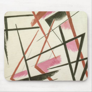 Linearer Bau, c.1921 (Gouache auf Papier) Mousepad