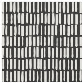 Lineares, modernes Muster - Sagamore - Schwarzes Stoff (Nahaufnahme)