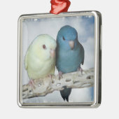 Lineares Parkettpaar Ornament Aus Metall (Links)