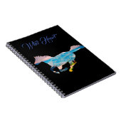 Lineares Pferd zeichnend Notizblock (Rechte Seite)