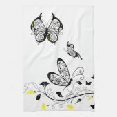 Lineart Butterflies American MoJo Kitchen Handtuch (Vertikal)