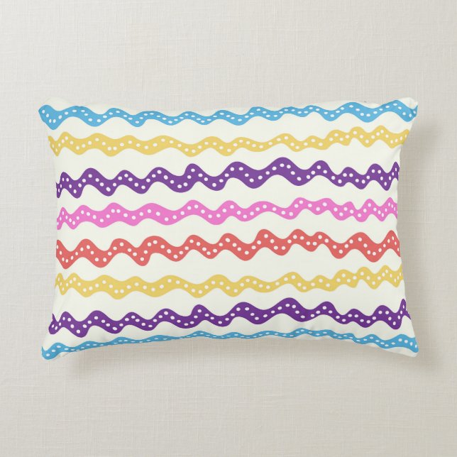 Lineas multicolores dekokissen (Vorderseite)