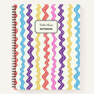 Lineas multicolores notizblock