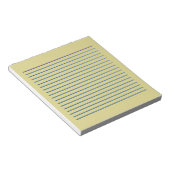 Lined Beige Notizblock (angewinkelt)