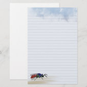 Lined Cuckoo Wasp Briefpapier (Vorne/Hinten)