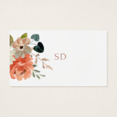 Lined Floral Wedding Vielen Dank Ihr Hinweis Einsc (Rückseite)