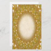 Lined Gold Lace p2 Stationery Pages Briefpapier (Vorne/Hinten)