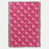 Lined Hearts Decke (Vorderseite Vertikal)