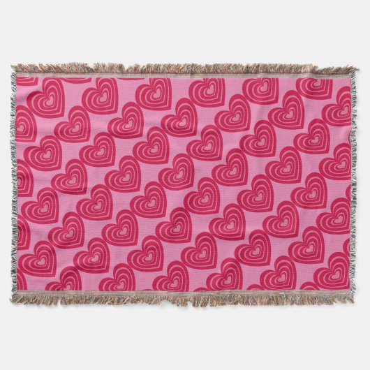 Lined Hearts Decke (Vorderseite)