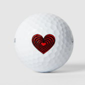 Lined Hearts Golfball (Vorderseite)
