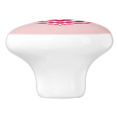 Lined Hearts Keramikknauf (Seitenansicht)