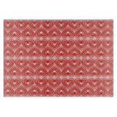 Lined Hearts Schneidebrett (Vorderseite)