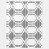 Lined Hexagons Fleecedecke (Vorderseite)