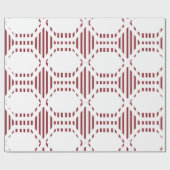 Lined Hexagons Geschenkpapier (Flach)